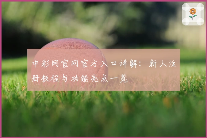 中彩网官网官方入口详解：新人注册教程与功能亮点一览